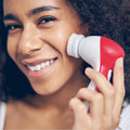 Red Light LED Scalp & Hair Therapy Brush & Advanced Facial Cleansing