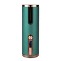 NNEDSZ Cordless Automatic Hair Curler with Adjustable Temperature - Green